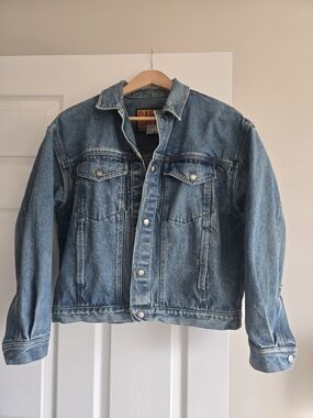 Vintage Calvin Klein Denim Trucker Jacket Medium Wash 90s Size M